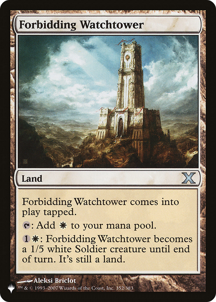 Forbidding Watchtower [The List] | Chromatic Games