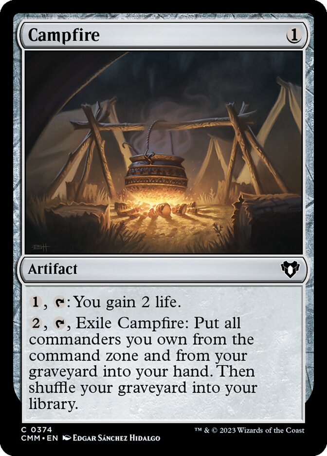 Campfire 374/451 (Commander Masters)  | Chromatic Games
