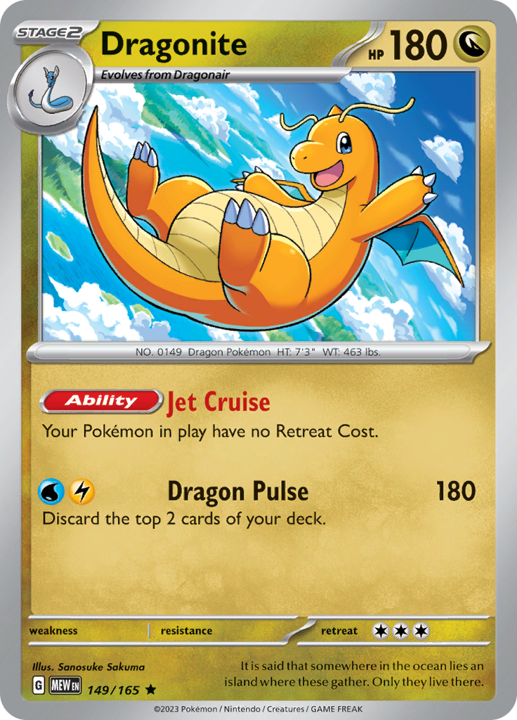 Dragonite (149/165) [Scarlet & Violet: 151] | Chromatic Games