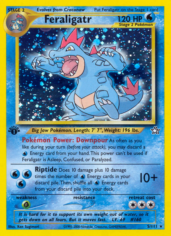 Feraligatr (5/111) [Neo Genesis 1st Edition] | Chromatic Games