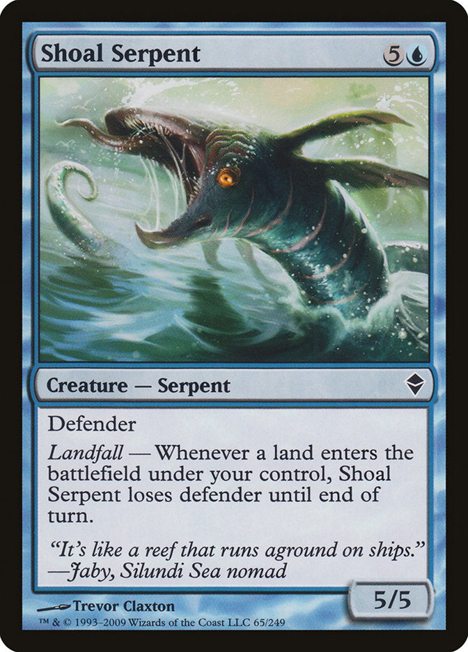 Shoal Serpent 65/249 (Zendikar)  | Chromatic Games