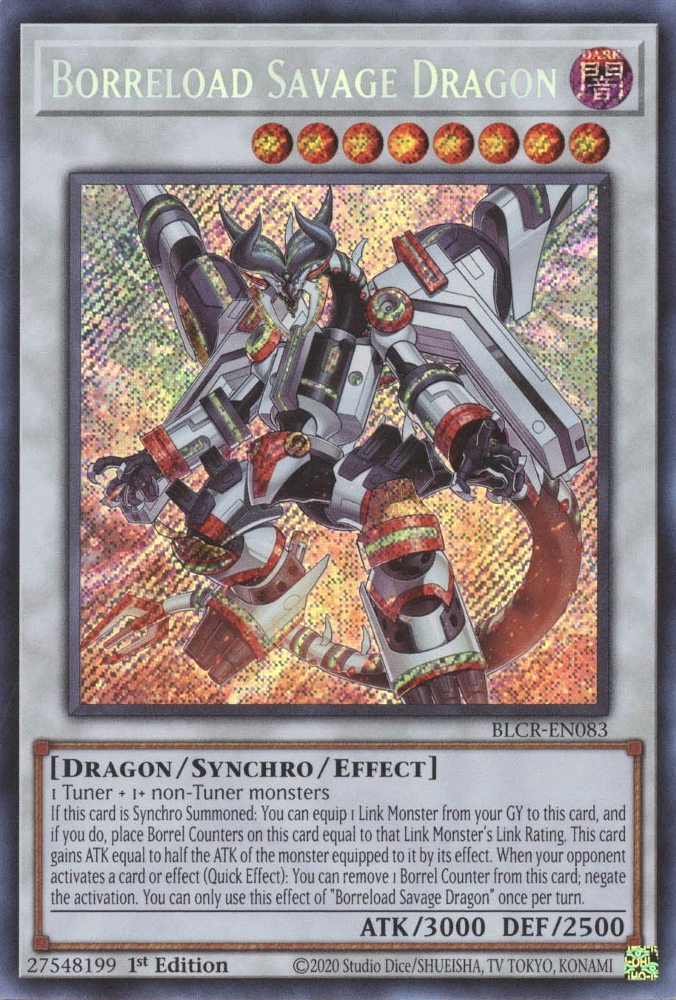 Borreload Savage Dragon [BLCR-EN083] Secret Rare | Chromatic Games