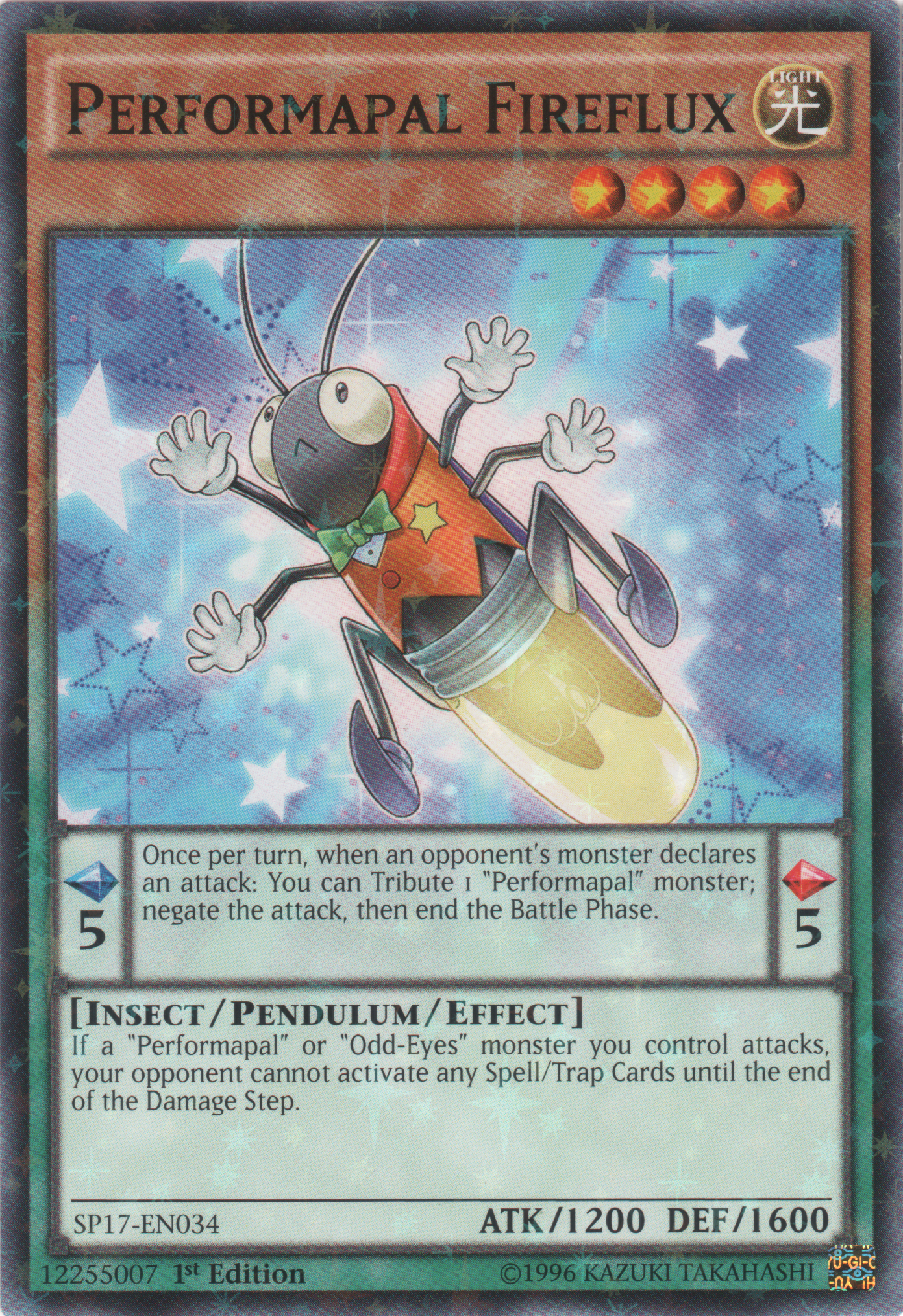 Performapal Fireflux [SP17-EN034] Starfoil Rare | Chromatic Games
