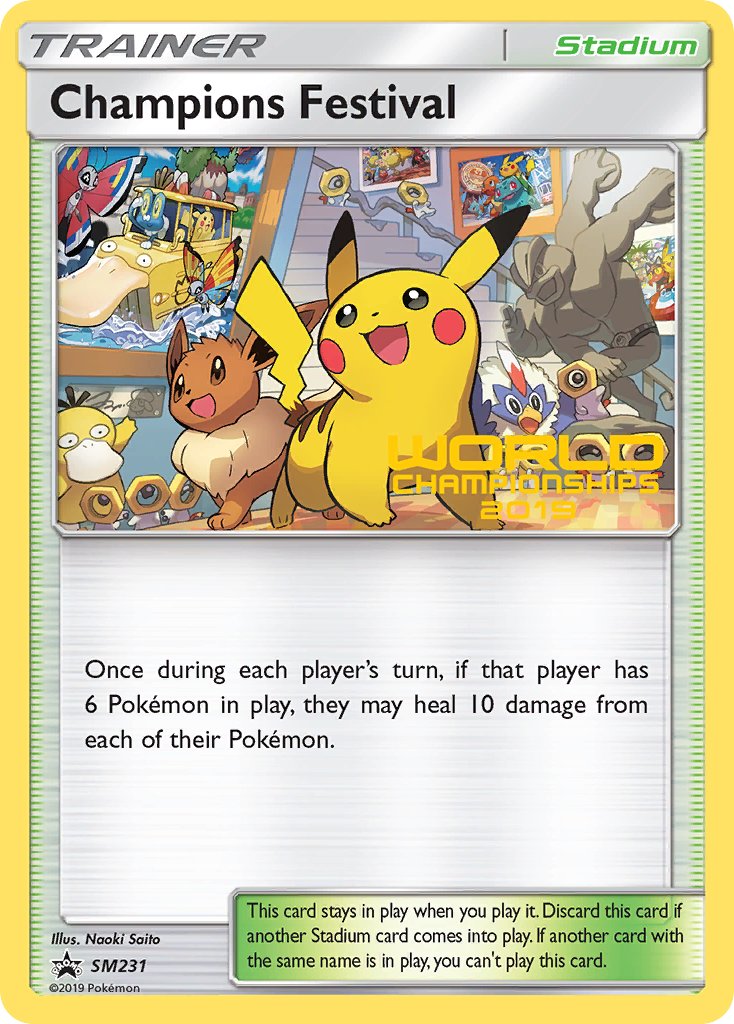 Champions Festival (SM231) (Quarter Finalist 2019) [Sun & Moon: Black Star Promos] | Chromatic Games