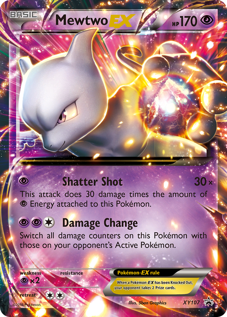 Mewtwo EX (XY107) [XY: Black Star Promos] | Chromatic Games