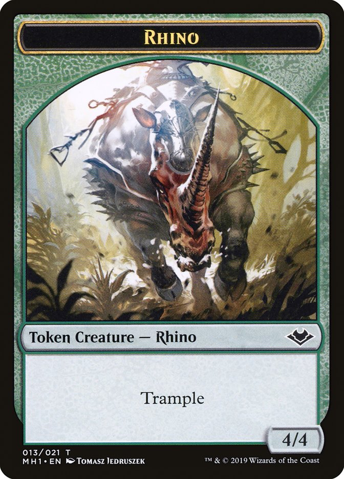 Rhino Token [Modern Horizons Tokens] | Chromatic Games