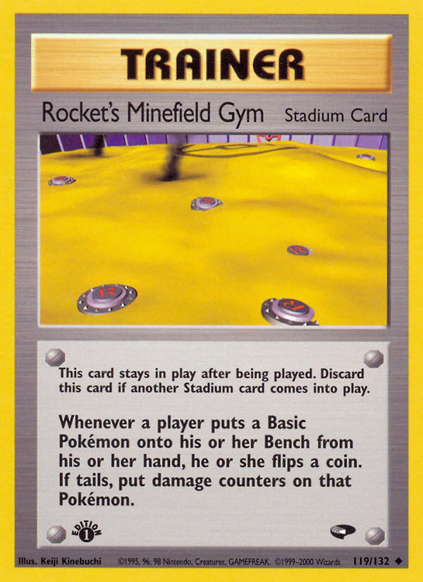 Rocket's Minefield Gym (119/132) [Gym Challenge 1st Edition] | Chromatic Games