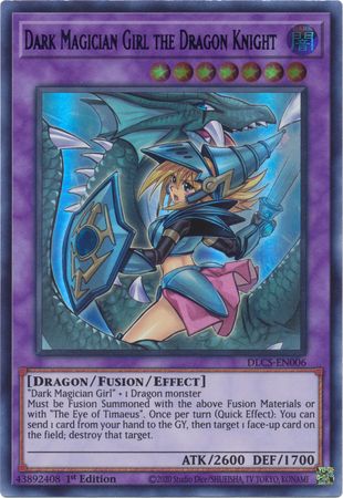 Dark Magician Girl the Dragon Knight (Alternate Art) [DLCS-EN006] Ultra Rare | Chromatic Games