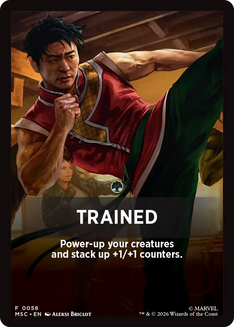 Trained Theme Card [Marvel Super Heroes Commander] | Chromatic Games