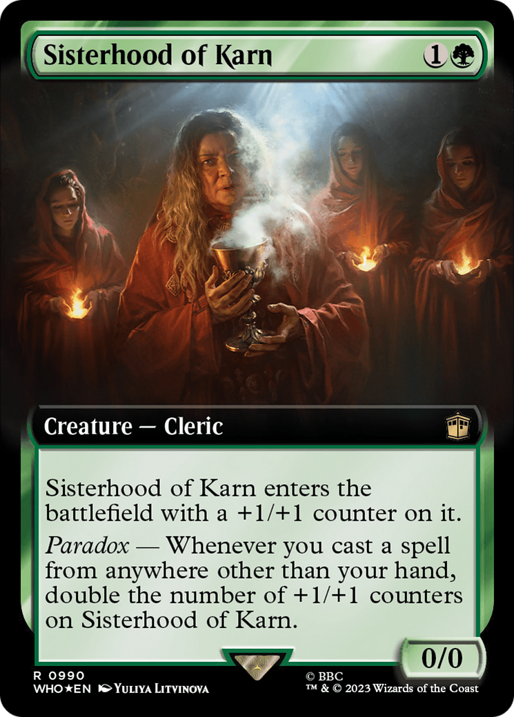 Sisterhood of Karn (Extended Art) (Surge Foil) [Doctor Who] | Chromatic Games