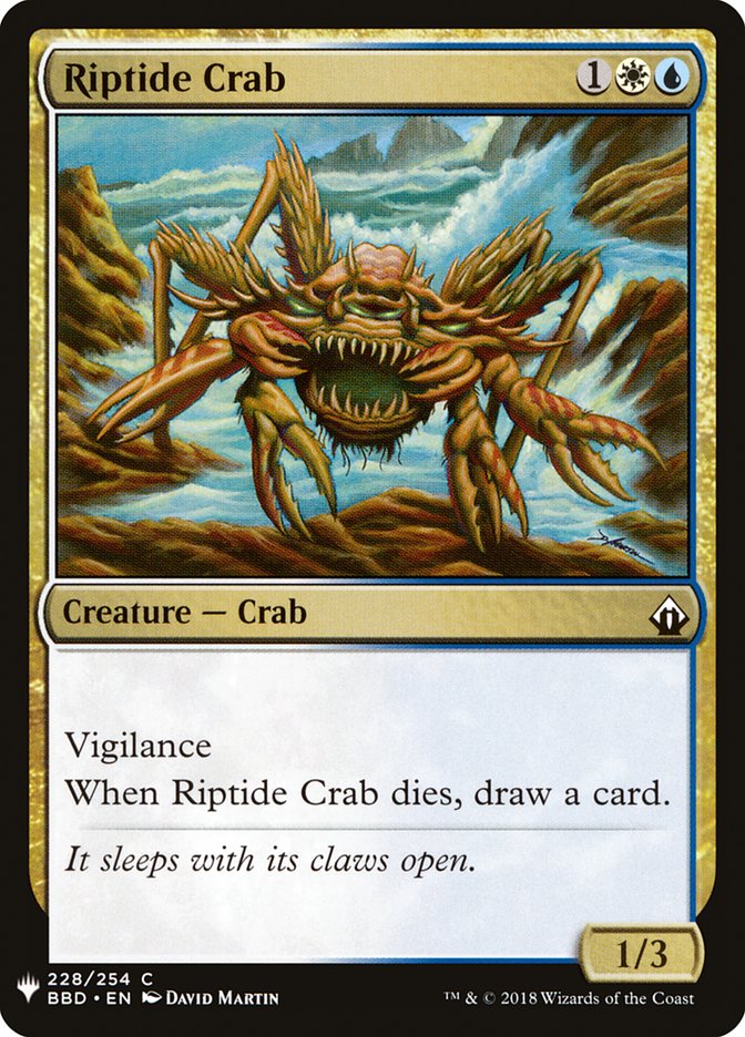 Riptide Crab [Mystery Booster] | Chromatic Games