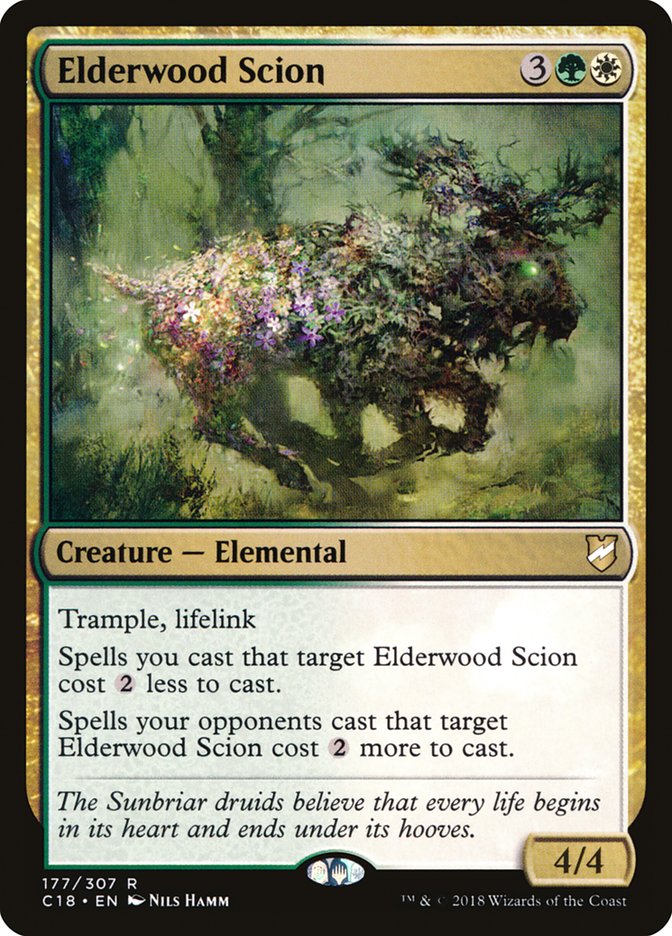 Elderwood Scion 177/307 (Commander 2018)  | Chromatic Games
