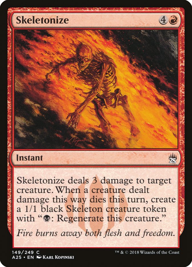 Skeletonize 149/249 (Masters 25)  | Chromatic Games
