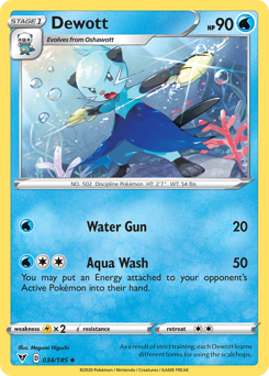 Dewott (034/185) [Sword & Shield: Vivid Voltage] | Chromatic Games