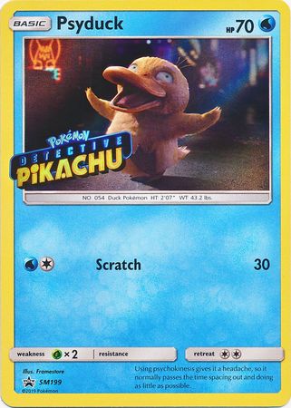 Psyduck Detective (SM199) (Pikachu Stamped) [Sun & Moon: Black Star Promos] | Chromatic Games