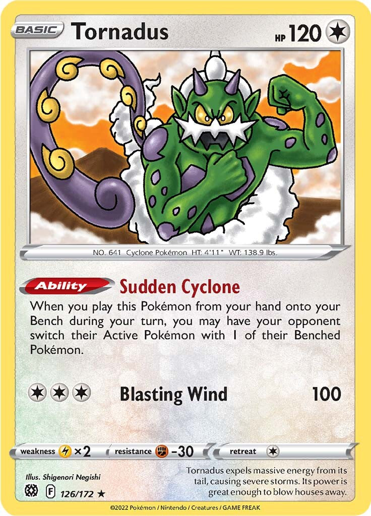 Tornadus (126/172) [Sword & Shield: Brilliant Stars] | Chromatic Games