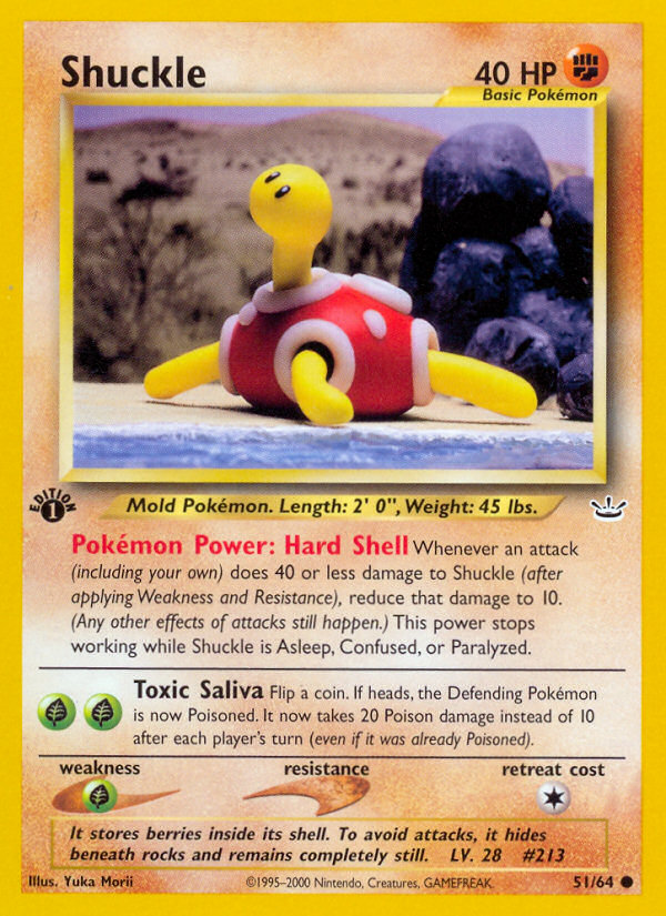 Shuckle (51/64) [Neo Revelation 1st Edition] | Chromatic Games