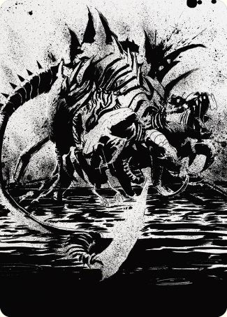 Karumonix, the Rat King Art Card [Phyrexia: All Will Be One Art Series] | Chromatic Games