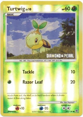 Turtwig (103/130) [Burger King Promos: 2008 Collection] | Chromatic Games