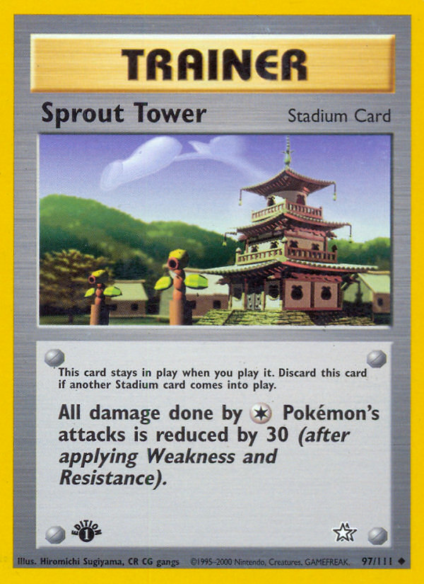 Sprout Tower (97/111) [Neo Genesis 1st Edition] | Chromatic Games