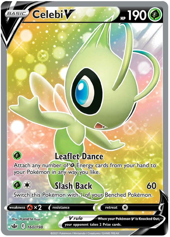 Celebi V (160/198) [Sword & Shield: Chilling Reign] | Chromatic Games