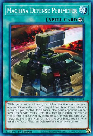Machina Defense Perimeter [SR10-EN024] Common | Chromatic Games