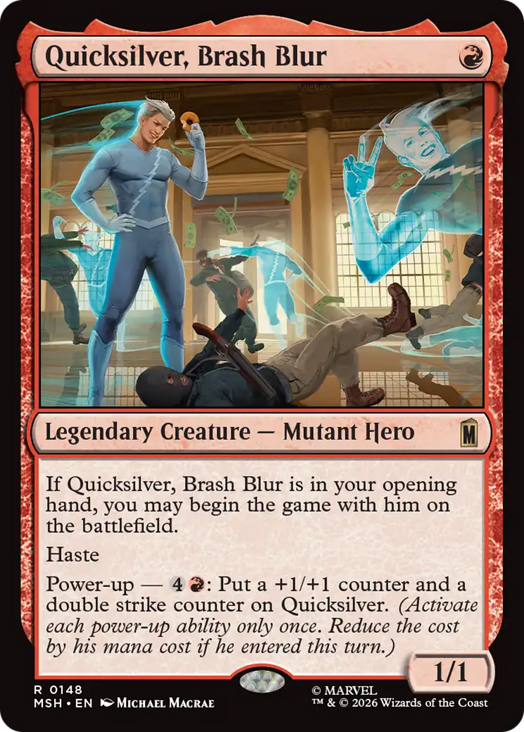 Quicksilver, Brash Blur [Marvel Super Heroes] | Chromatic Games