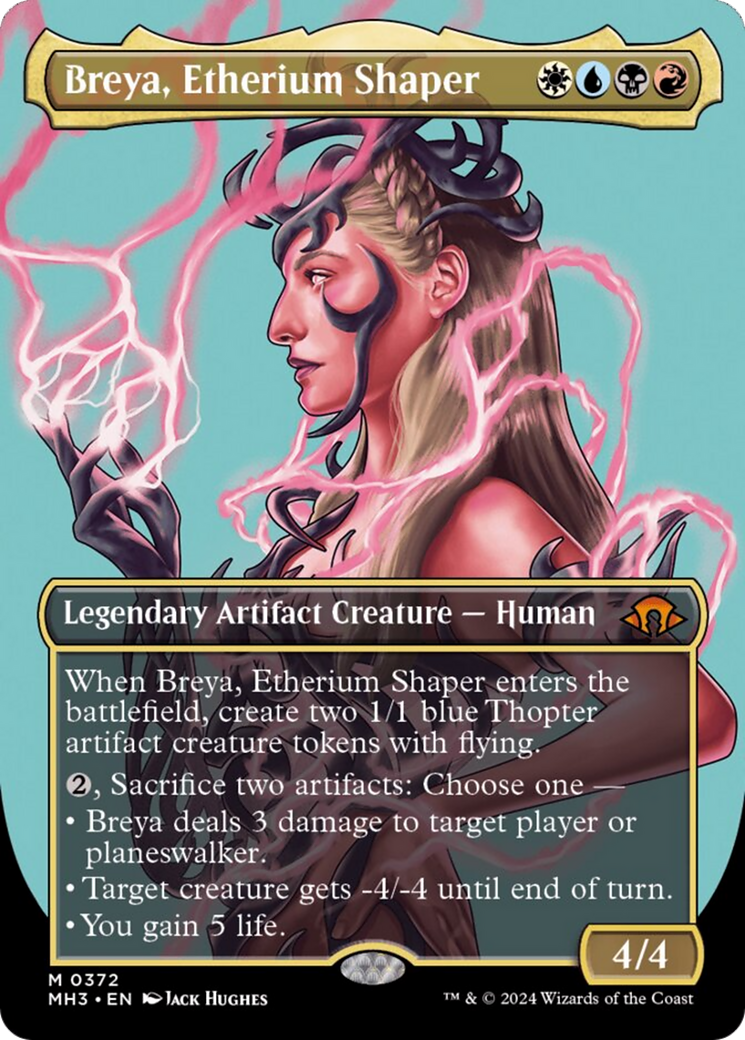 Breya, Etherium Shaper (Borderless) [Modern Horizons 3] | Chromatic Games