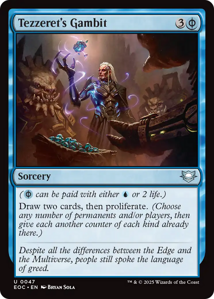 Tezzeret's Gambit [Edge of Eternities Commander] | Chromatic Games