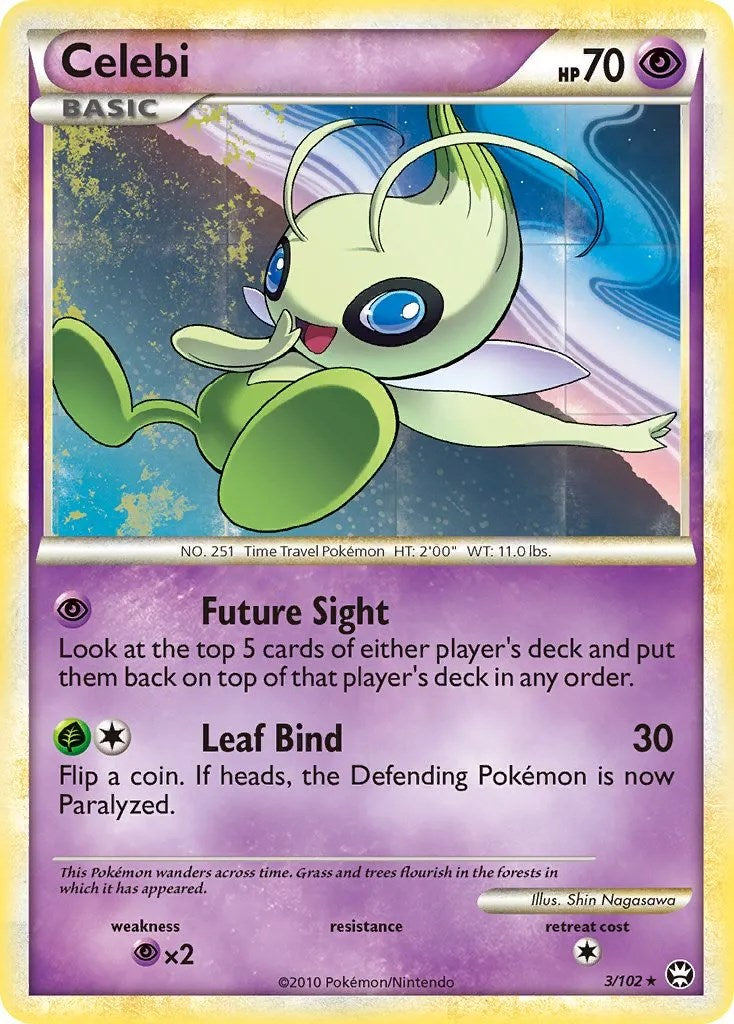 Celebi (3/102) (Movie Exclusive) [HeartGold & SoulSilver: Triumphant] | Chromatic Games