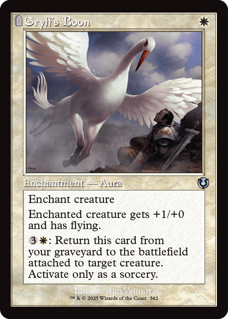 Gryff's Boon (Retro Frame) [Innistrad Remastered] | Chromatic Games