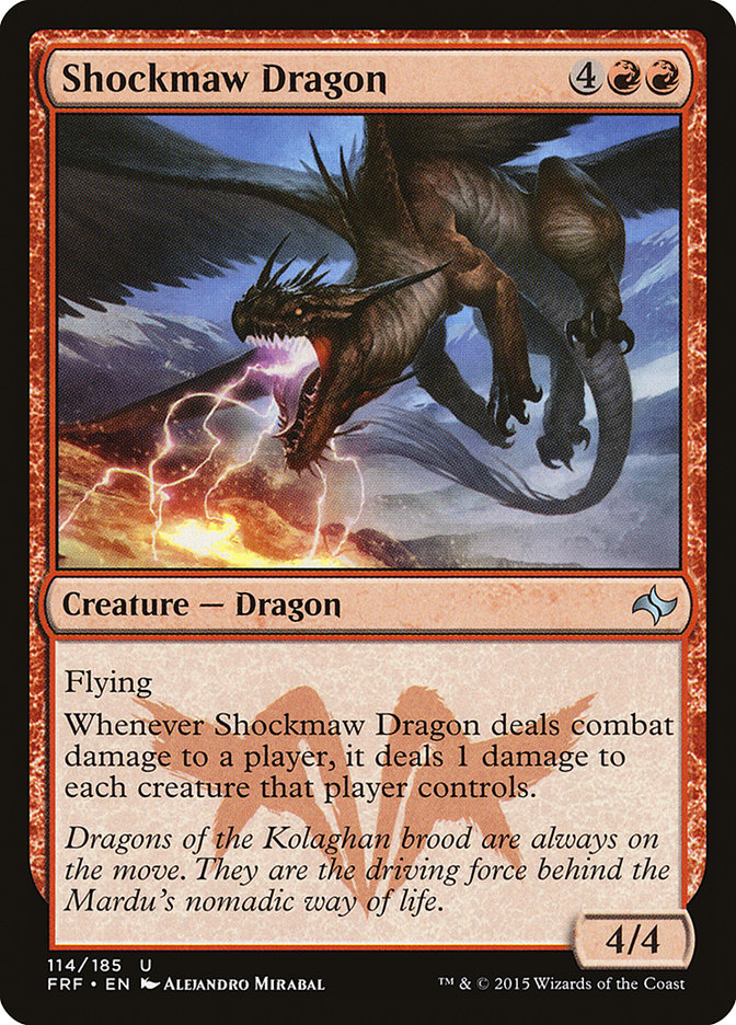 Shockmaw Dragon 114/185 (Fate Reforged)  | Chromatic Games