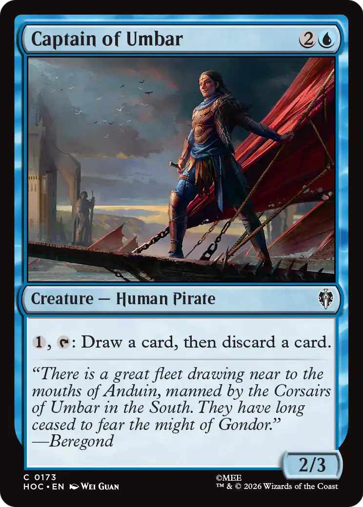 Captain of Umbar [The Hobbit: Eternal-Legal] | Chromatic Games