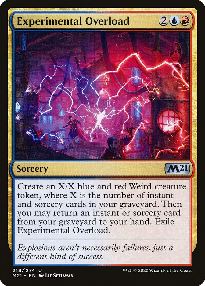 Experimental Overload 218 (Core Set 2021)  - Foil | Chromatic Games