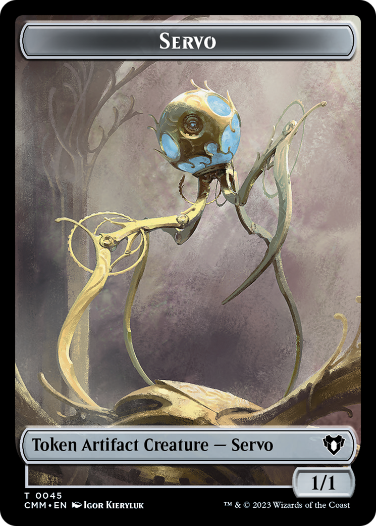 Servo Token [Commander Masters Tokens] | Chromatic Games