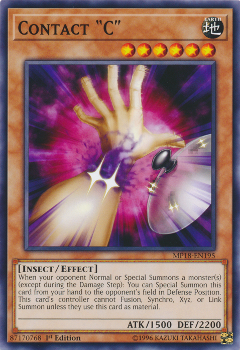 Contact "C" [MP18-EN195] Common | Chromatic Games