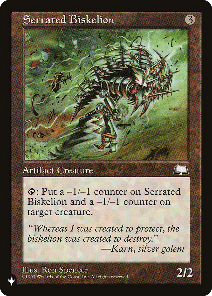 Serrated Biskelion [The List Reprints] | Chromatic Games