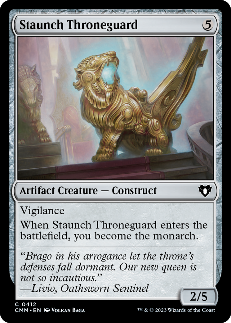 Staunch Throneguard [Commander Masters] | Chromatic Games