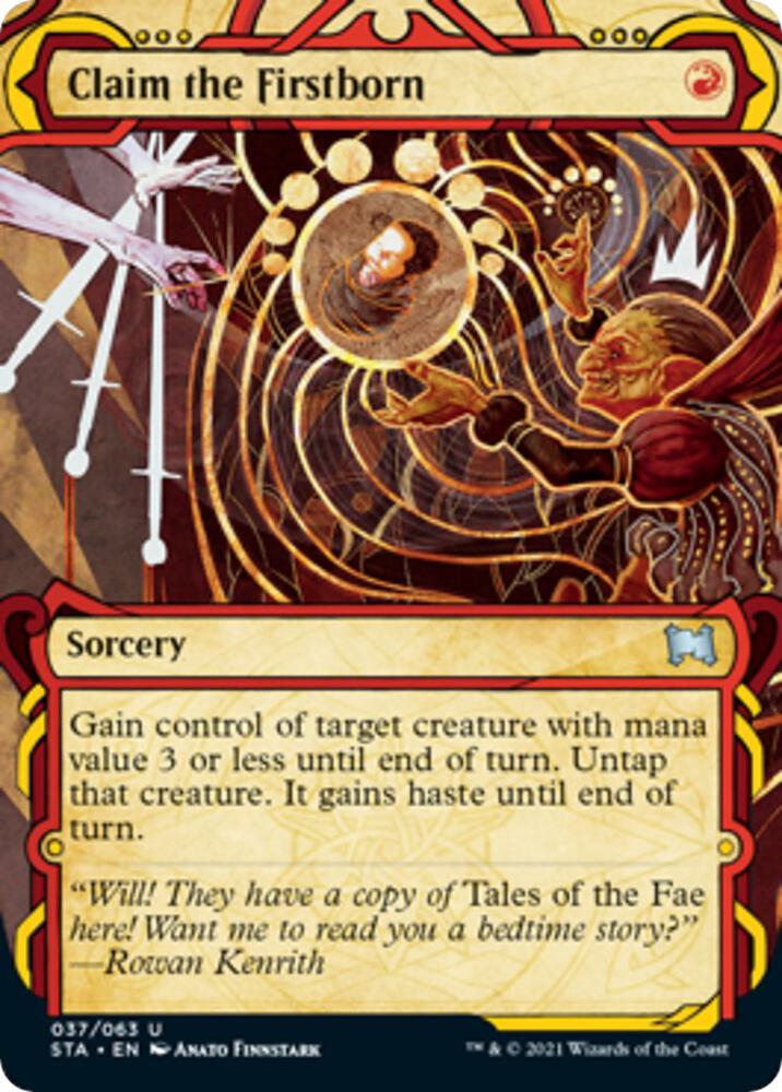 Claim the Firstborn 37/63 (Strixhaven: Mystical Archives)  | Chromatic Games