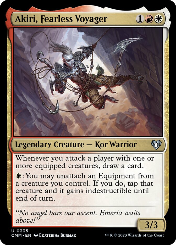 Akiri, Fearless Voyager 335/451 (Commander Masters)  | Chromatic Games