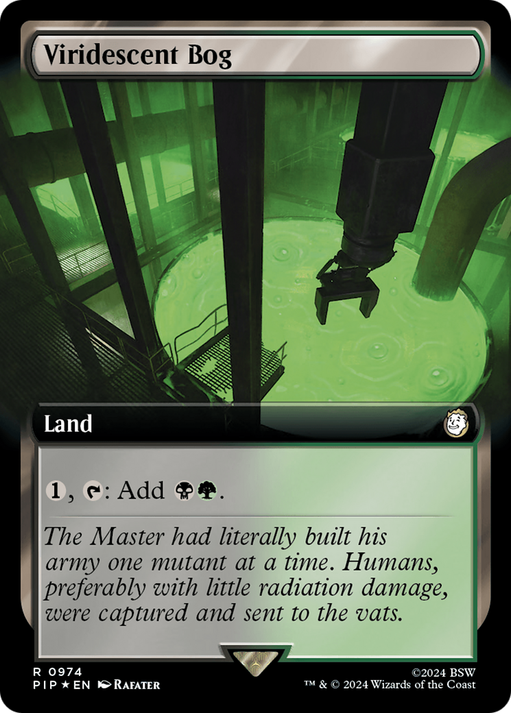 Viridescent Bog (Extended Art) (Surge Foil) [Fallout] | Chromatic Games