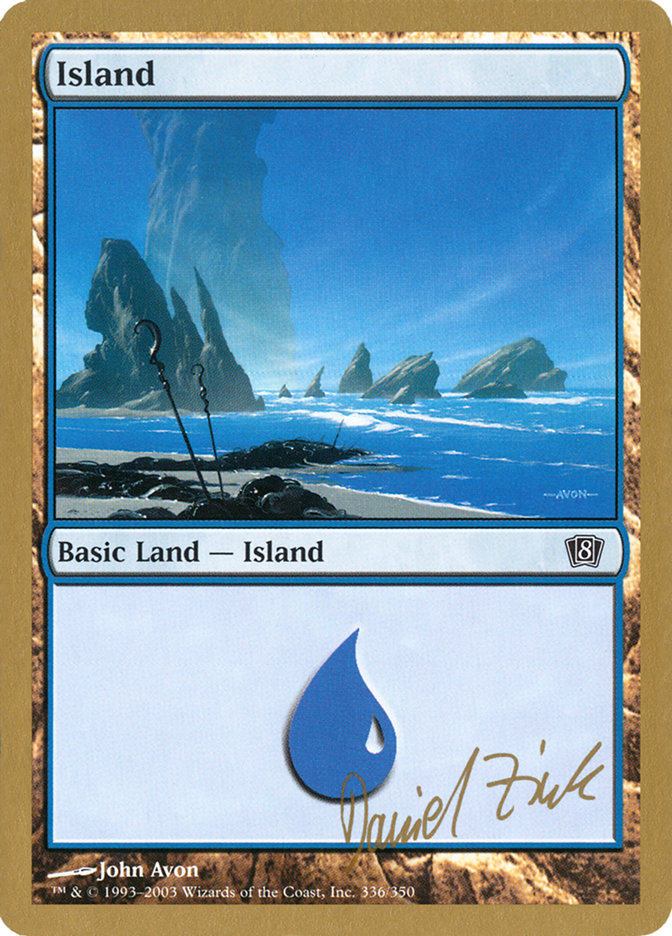 Island (dz336) (Daniel Zink) [World Championship Decks 2003] | Chromatic Games