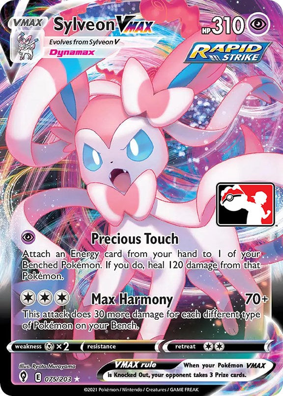 Sylveon VMAX (075/203) [Prize Pack Series One] | Chromatic Games