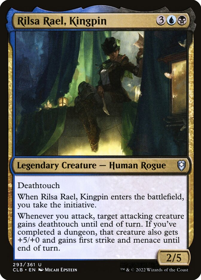 Rilsa Rael, Kingpin 293 (Commander Legends: Battle for Baldur's Gate)  | Chromatic Games