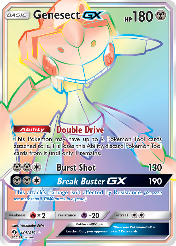 Genesect GX (224/214) [Sun & Moon: Lost Thunder] | Chromatic Games