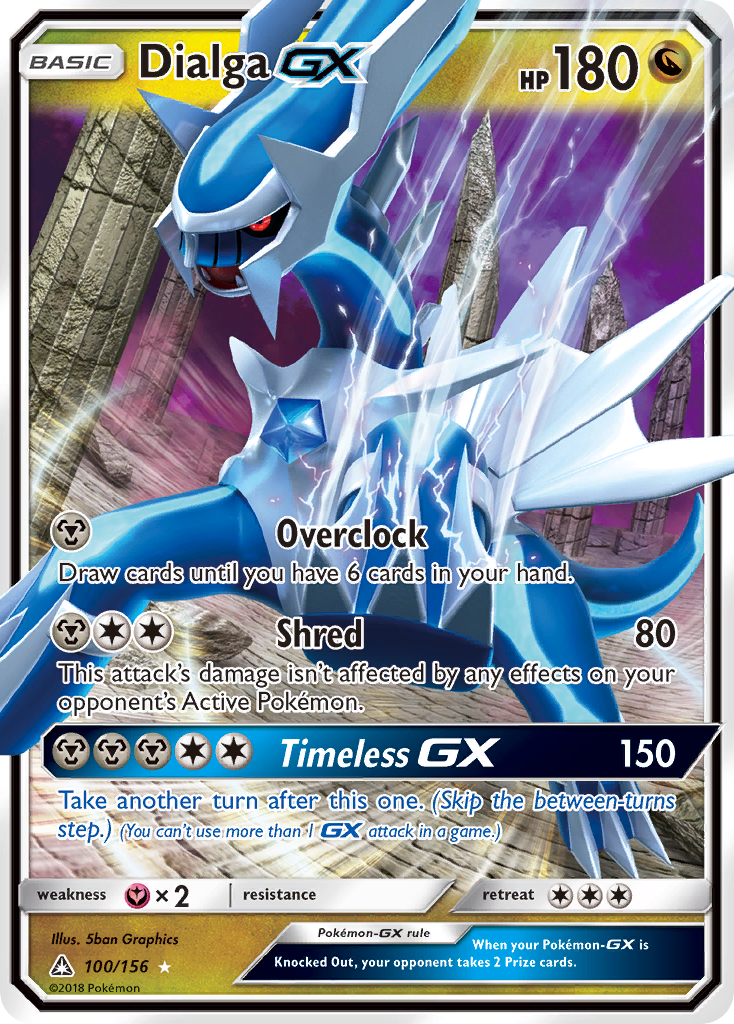 Dialga GX (100/156) [Sun & Moon: Ultra Prism] | Chromatic Games