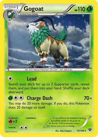 Gogoat (19/146) (Cosmos Holo) [XY: Base Set] | Chromatic Games