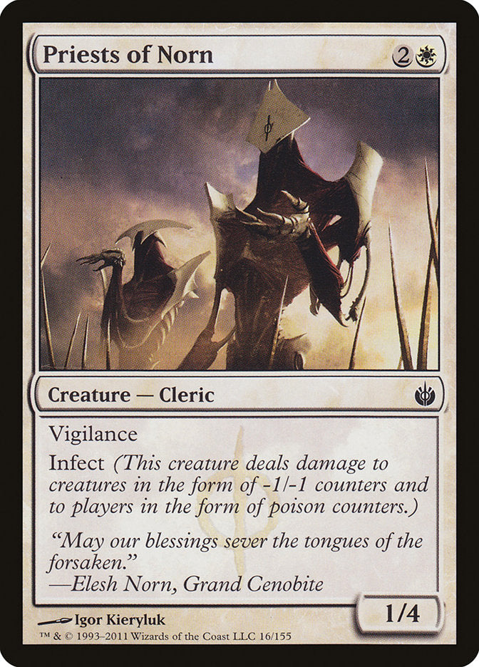 Priests of Norn 16/155 (Mirrodin Besieged)  | Chromatic Games