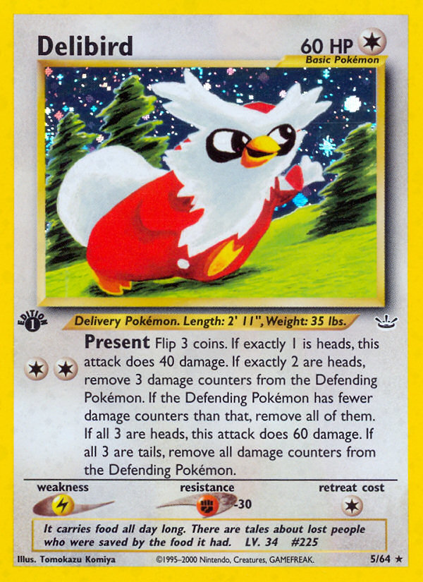 Delibird (5/64) [Neo Revelation 1st Edition] | Chromatic Games