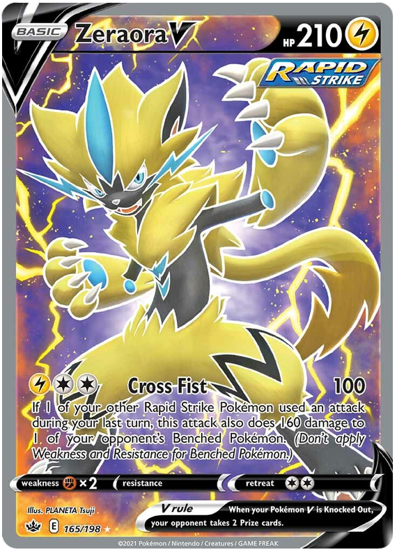 Zeraora V (165/198) [Sword & Shield: Chilling Reign] | Chromatic Games